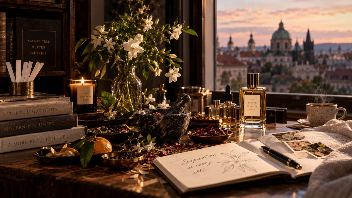 Salvie sclarea reală și laborator de parfumerie asociat cu ambroxanul