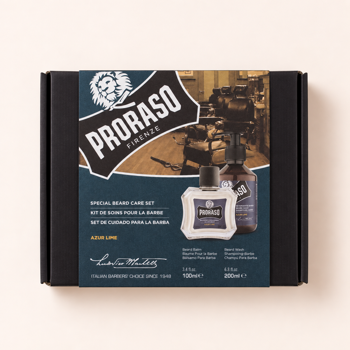 PRORASO Azur Lime Special Beard Care Set 200 ml