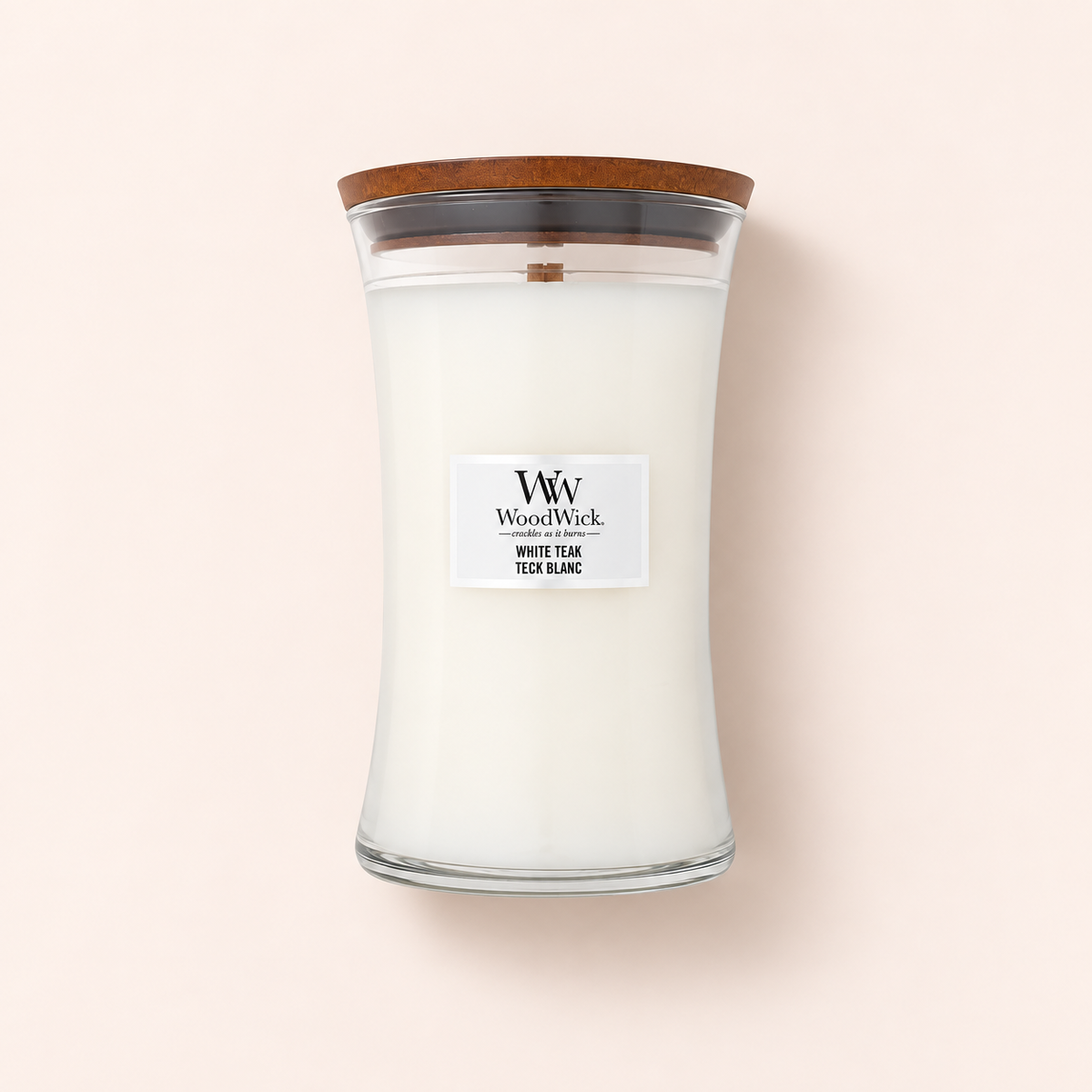 WoodWick White Teak 610 ml