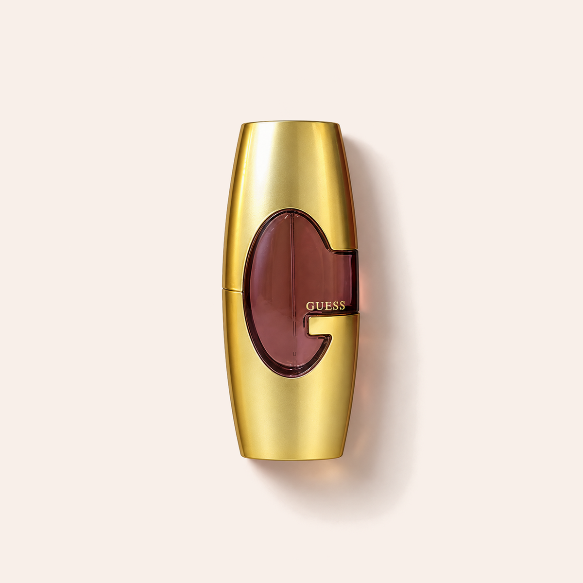 GUESS Gold EDP 75 ml na pozadí #f8efe9 – MrRizz
