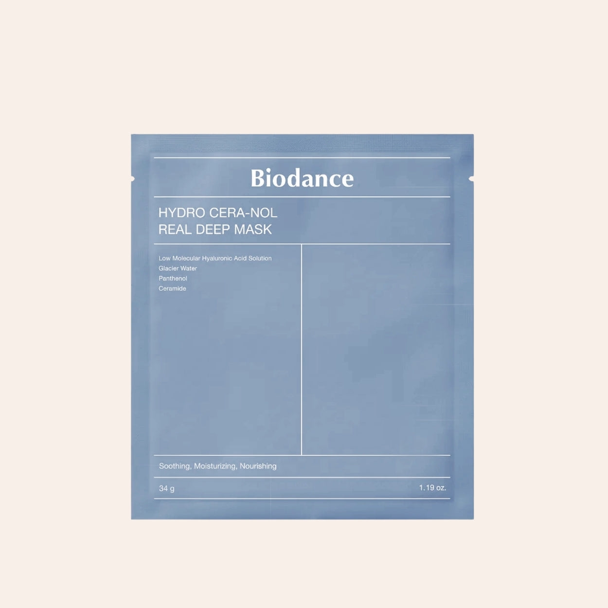 Biodance Hydro Cera-nol Real Deep Maske 34 ml