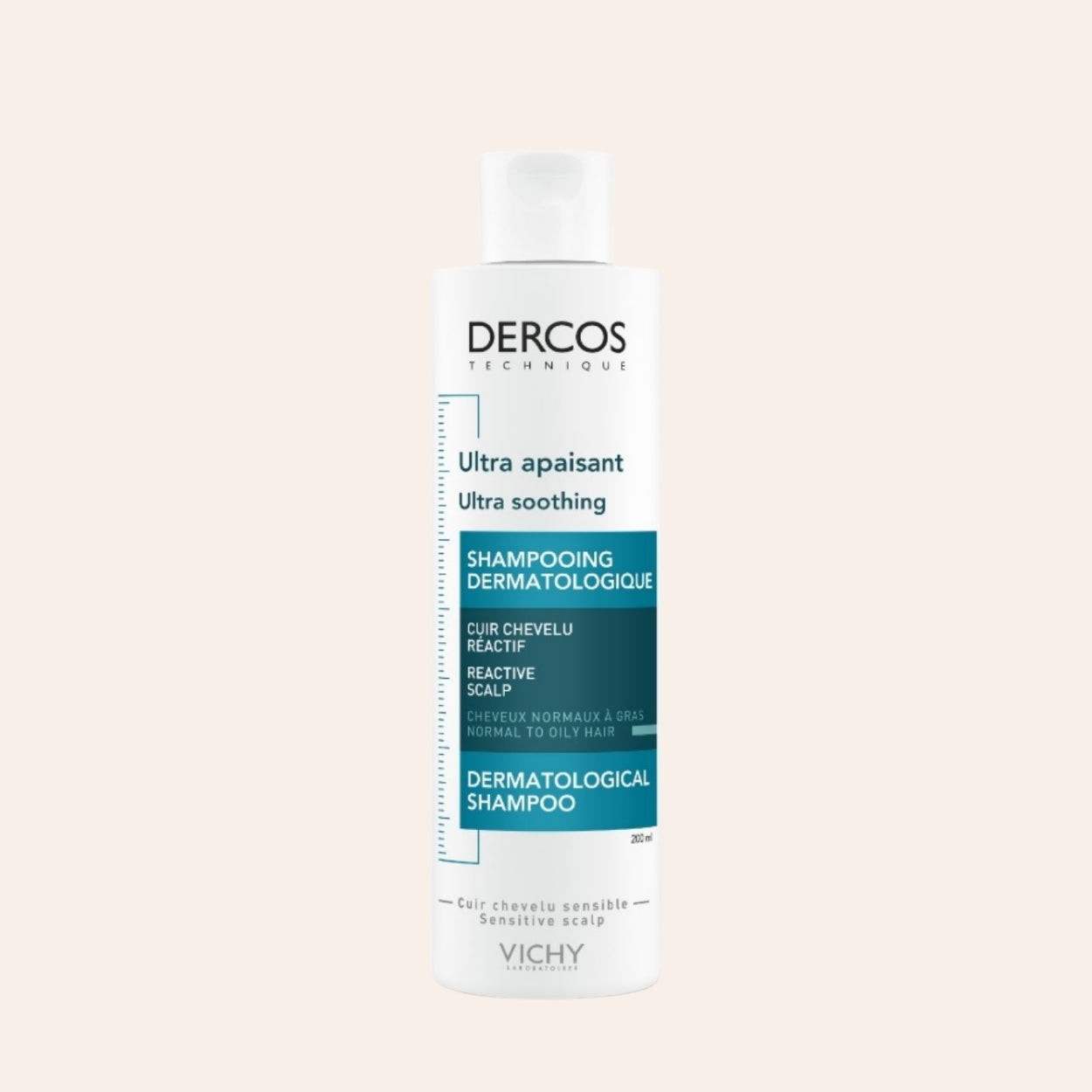 Vichy Dercos Ultra Beruhigendes Dermatologisches Shampoo 200 ml