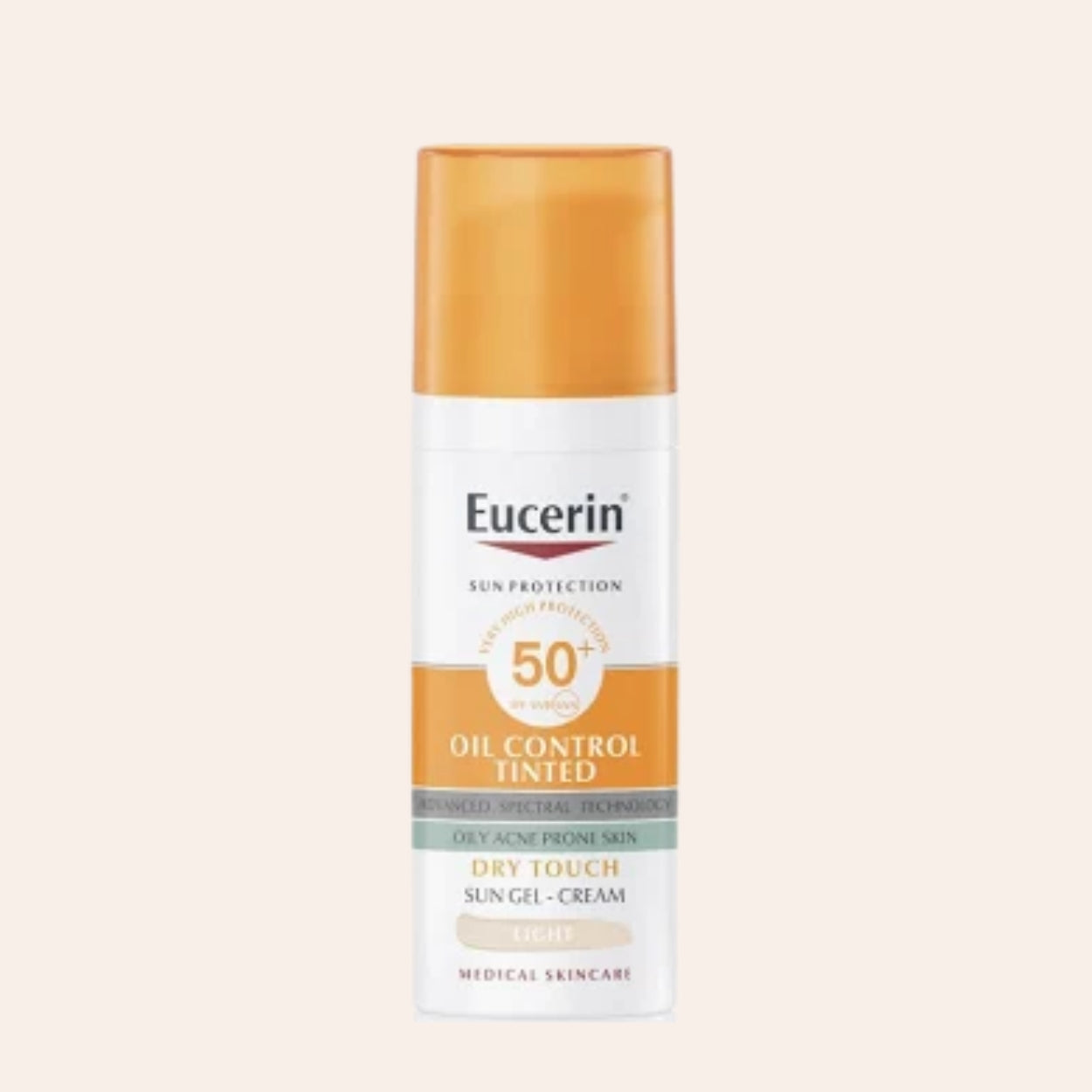 Eucerin Sun Oil Control Tinted Dry Touch Sun Gel-Creme 50 ml