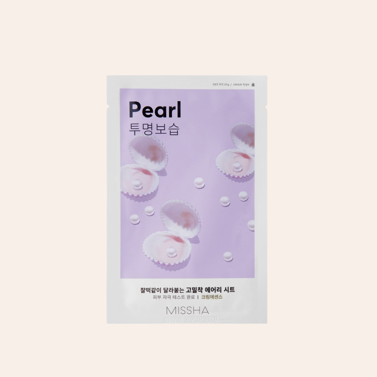 Missha Airy Fit Sheet Mask Pearl 19 ml