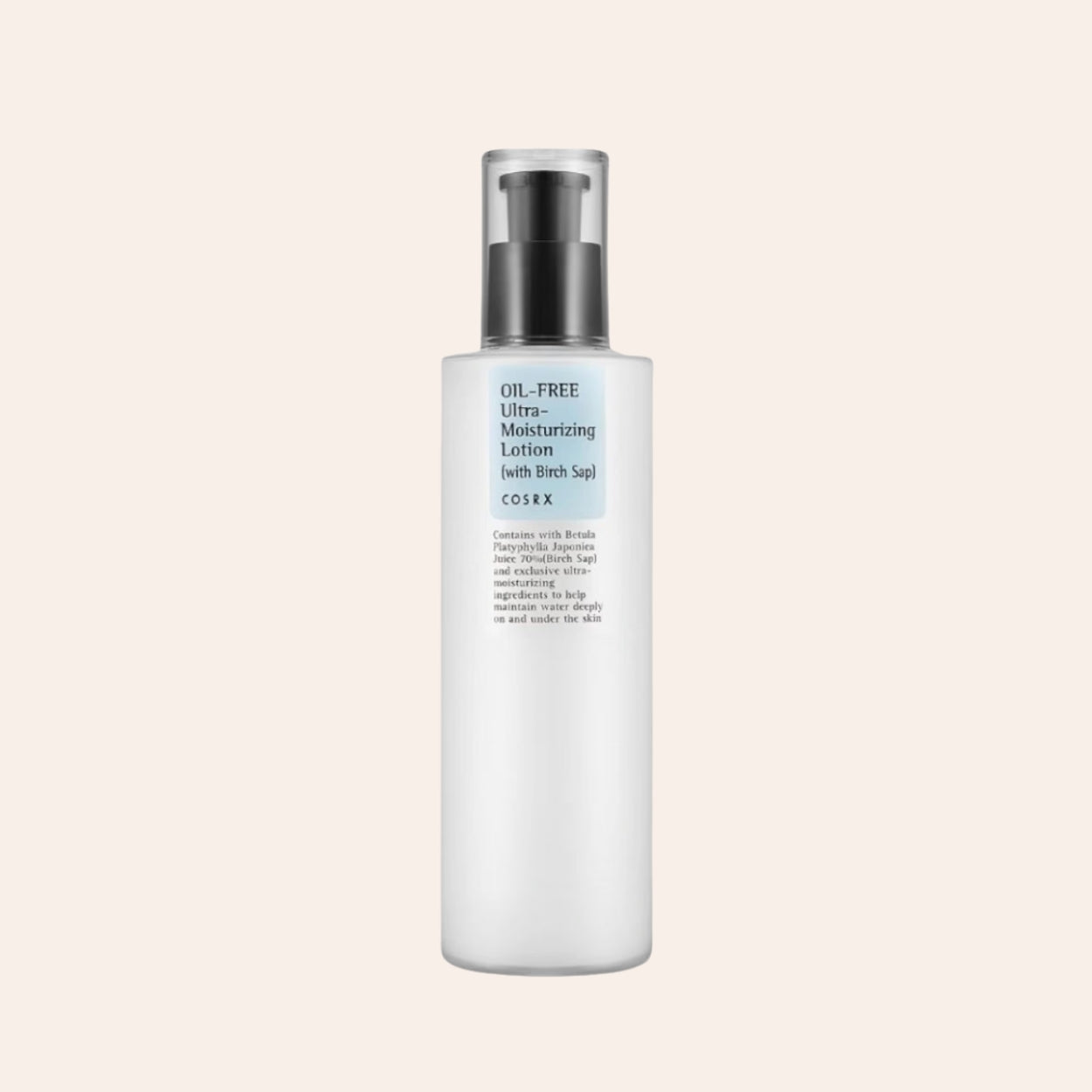 COSRX Birch Sap Öl-freie Ultra-Feuchtigkeitslotion 100 ml
