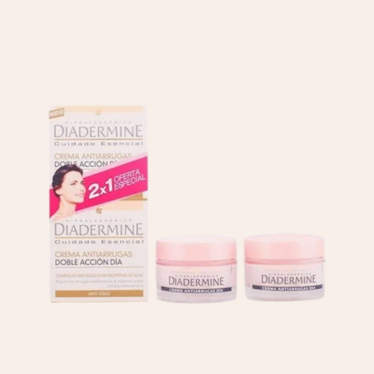 Diadermine Anti-Falten Doppelwirkungs Tagescreme 2x50 ml