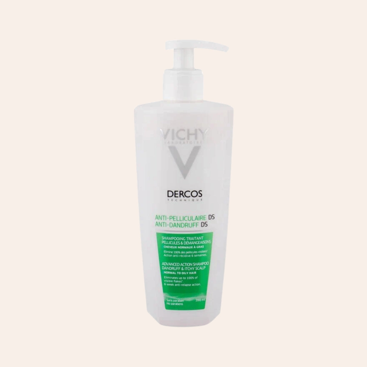 Vichy Dercos Anti-Schuppen Dermatologisches Shampoo für normales bis fettiges Haar 390 ml
