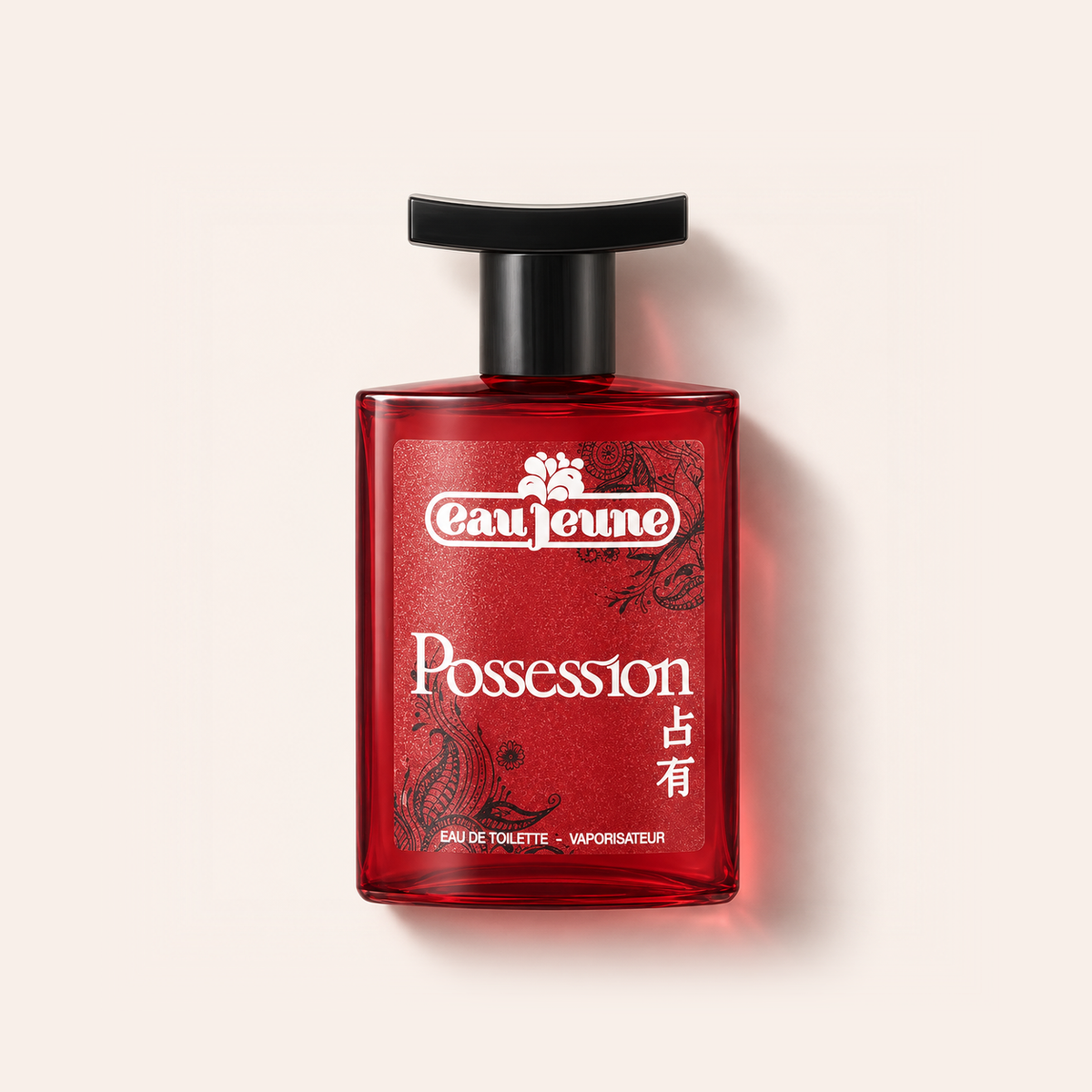 Eau Jeune Possession EDT 75 ml, červený dámský flakon – MrRizz