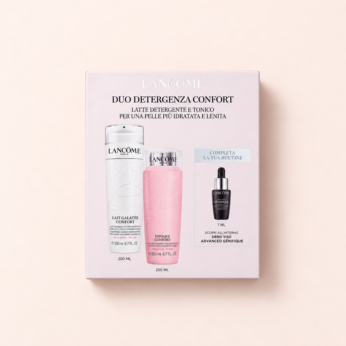 Lancôme Confort Cleansing Duo, sada 2 × 200 ml a sérum 7 ml – MrRizz