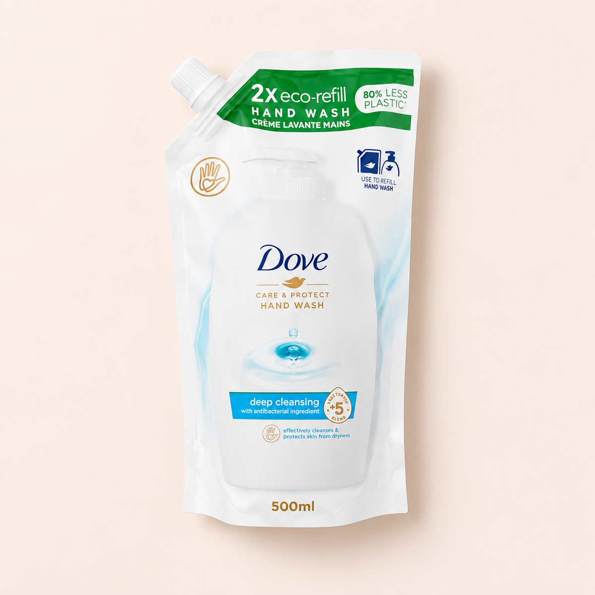 Dove Care & Protect Deep Cleansing Hand Wash 500 ml