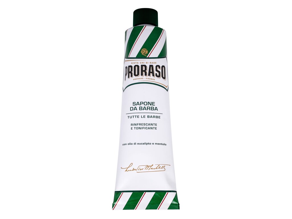 PRORASO Grüne Rasierseife in der Tube 150 ml