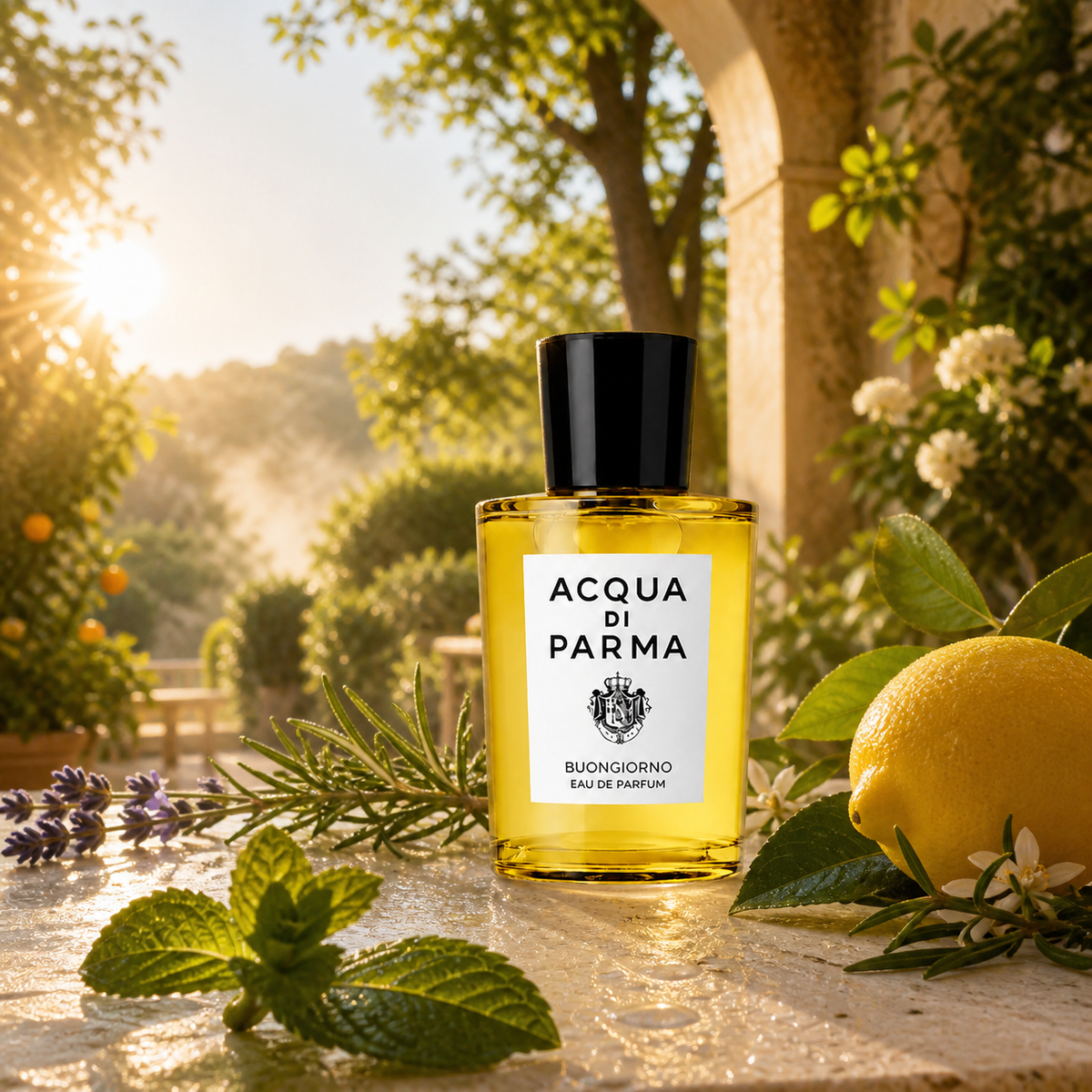 Acqua di Parma Buongiorno v ranní citrusové zahradě – MrRizz