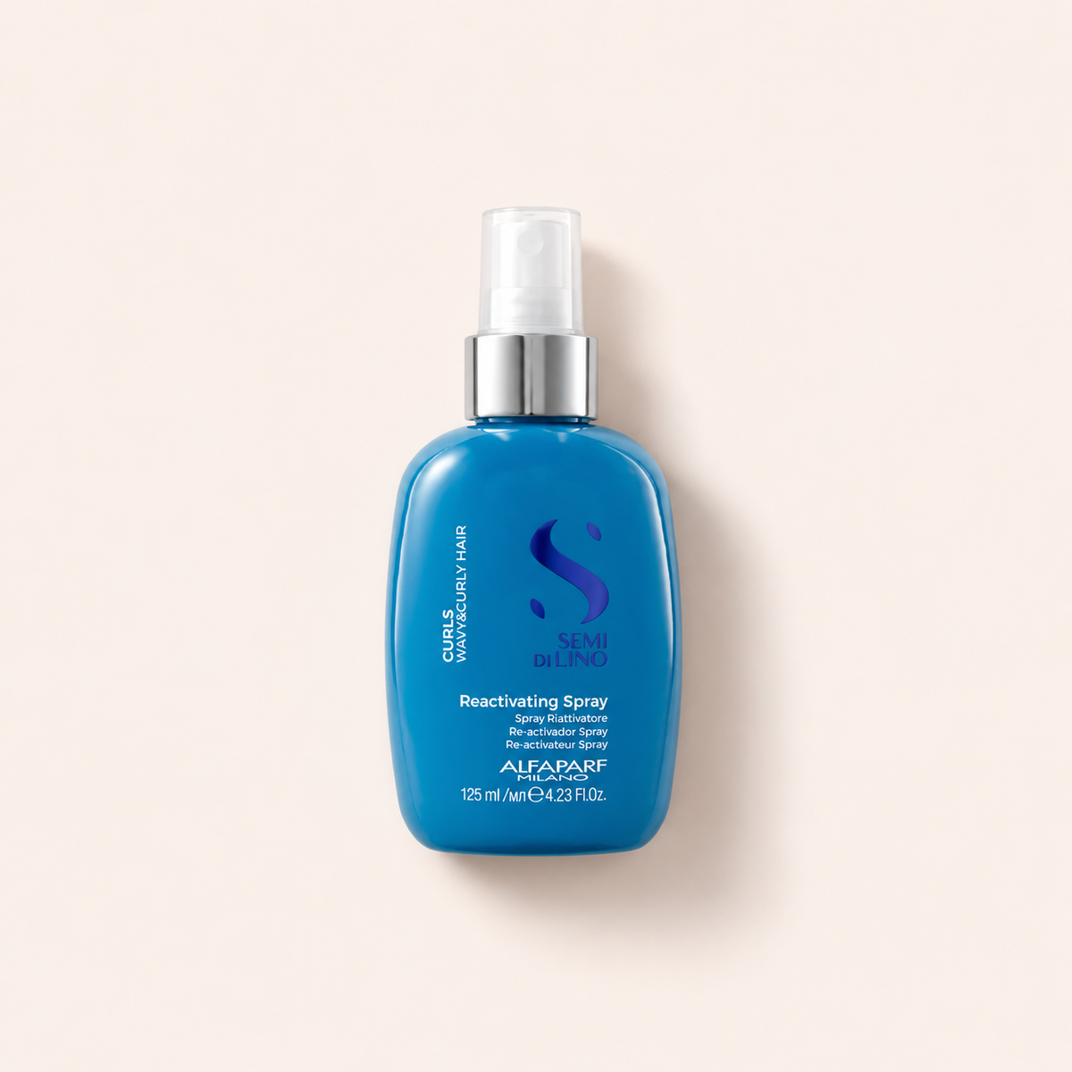 ALFAPARF MILANO Semi Di Lino Curls Reactivating Spray 125 ml – pro tepelnou úpravu vlasů – MrRizz