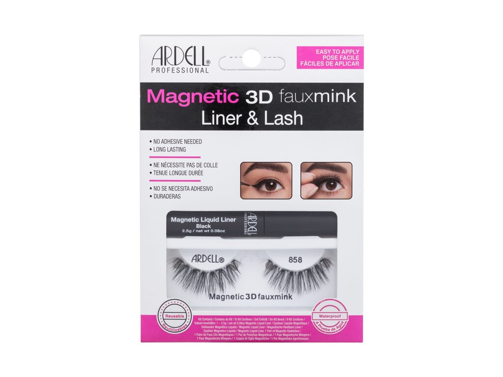 Ardell Magnetic 3D Faux Mink 858 1 ml - 1ml - Umělé řasy