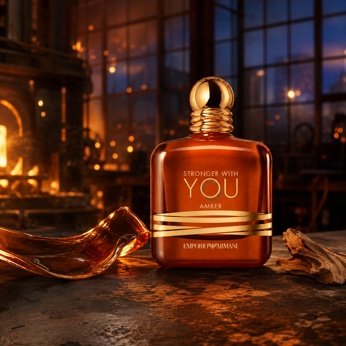 Emporio Armani Stronger With You Amber ve sklářském ateliéru – MrRizz
