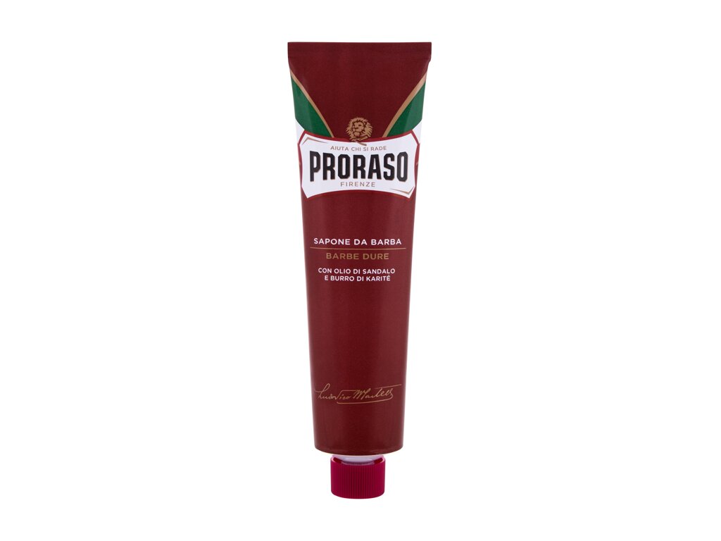 PRORASO Rote Rasierseife in der Tube 150 ml