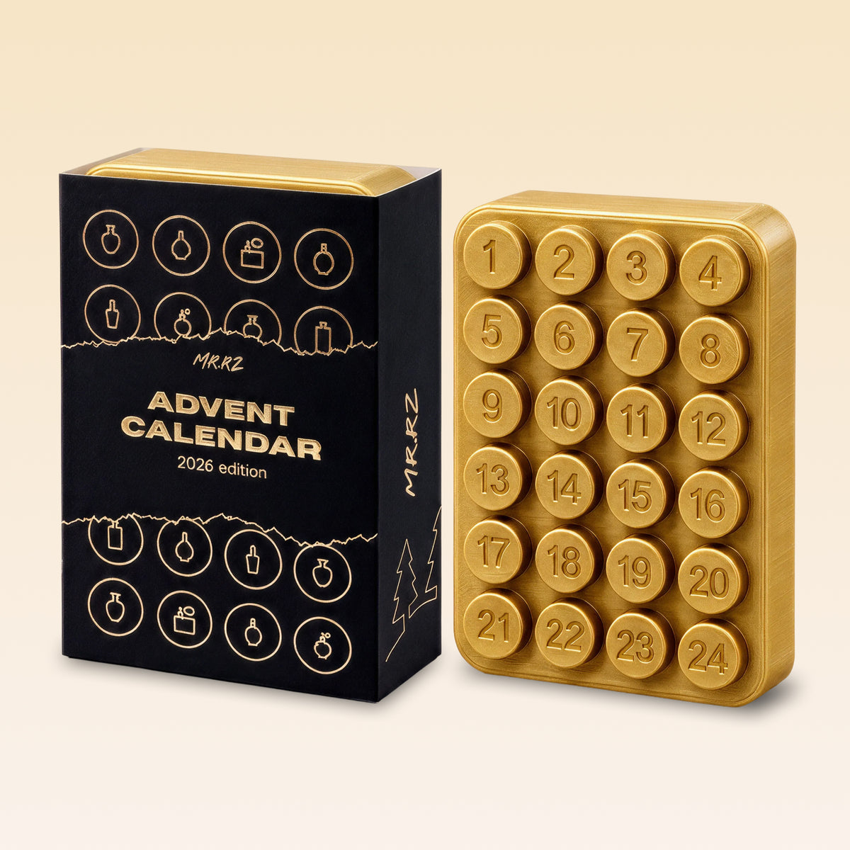 Adventskalender mit Duftproben 2026 | Goldene Edition