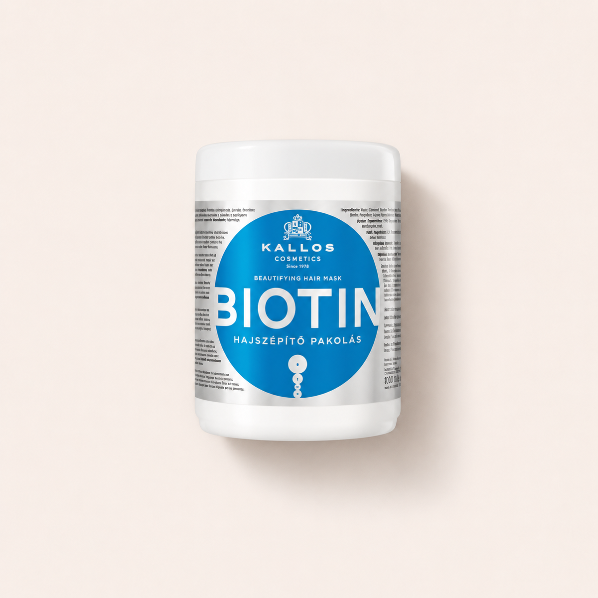 Kallos Cosmetics Biotin 1000 ml – maska na vlasy – MrRizz