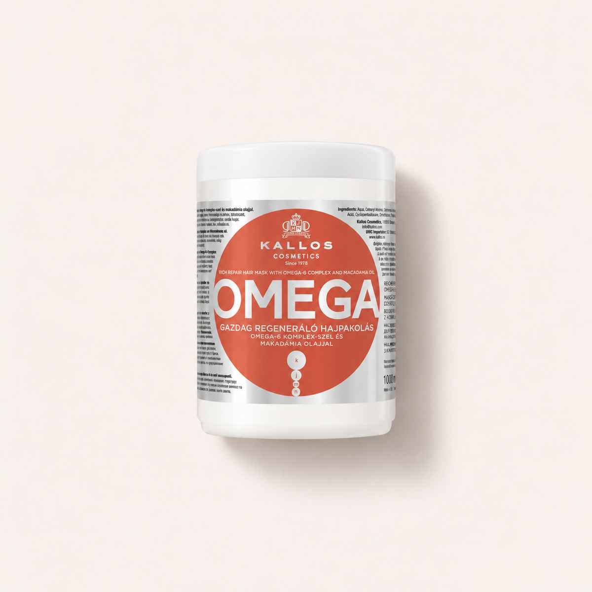 Kallos Cosmetics Omega 1000 ml – maska na vlasy – MrRizz