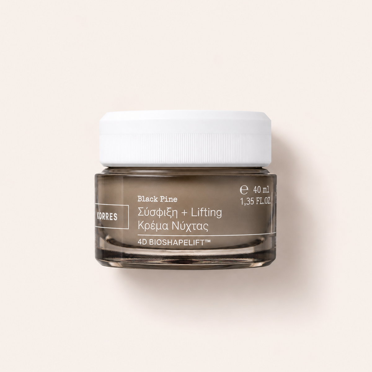 Korres Black Pine Plump-Up Sleeping Facial 40 ml – noční pleťový krém – MrRizz