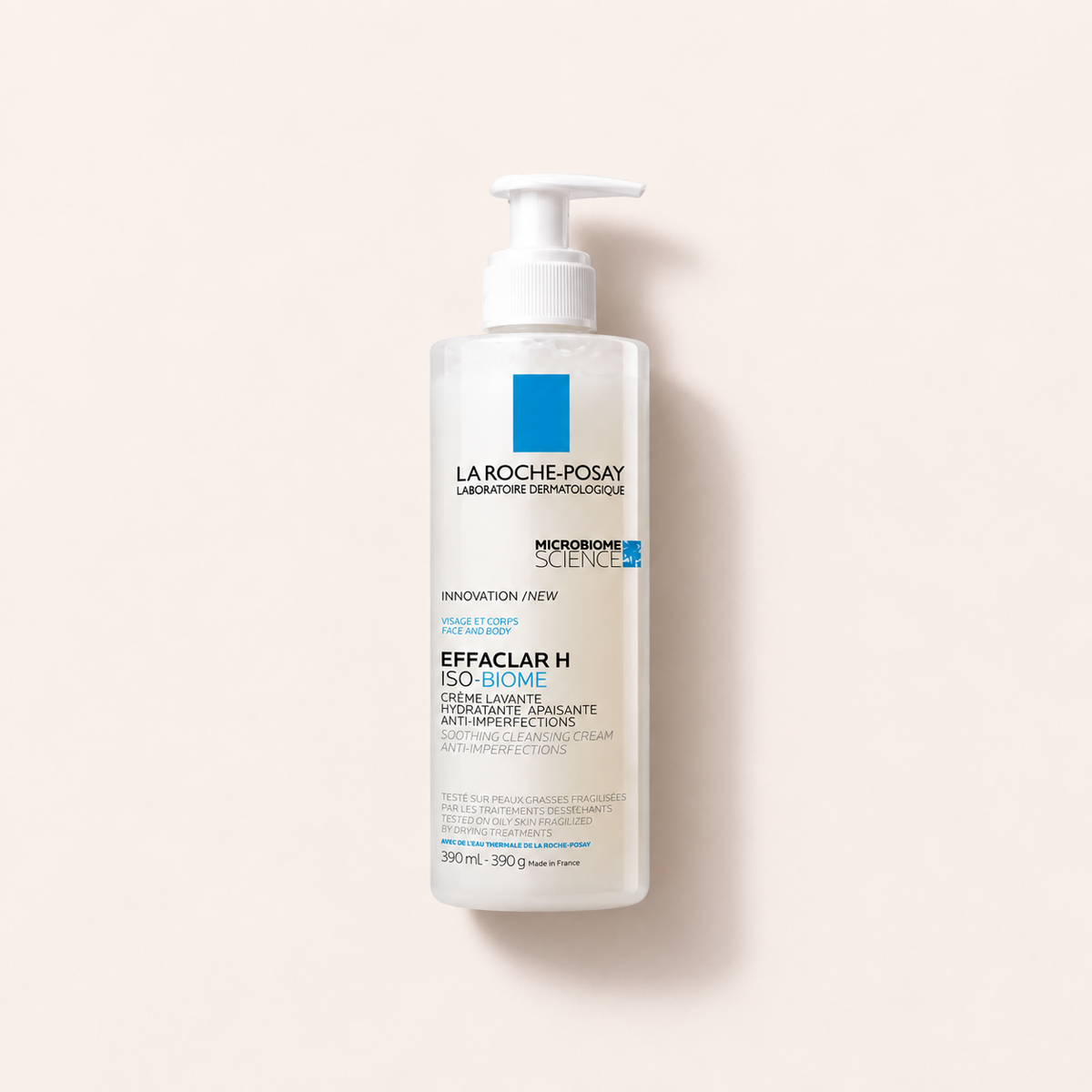 La Roche-Posay Effaclar H ISO-Biome Soothing Cleansing Cream 390 ml – čisticí krém – MrRizz