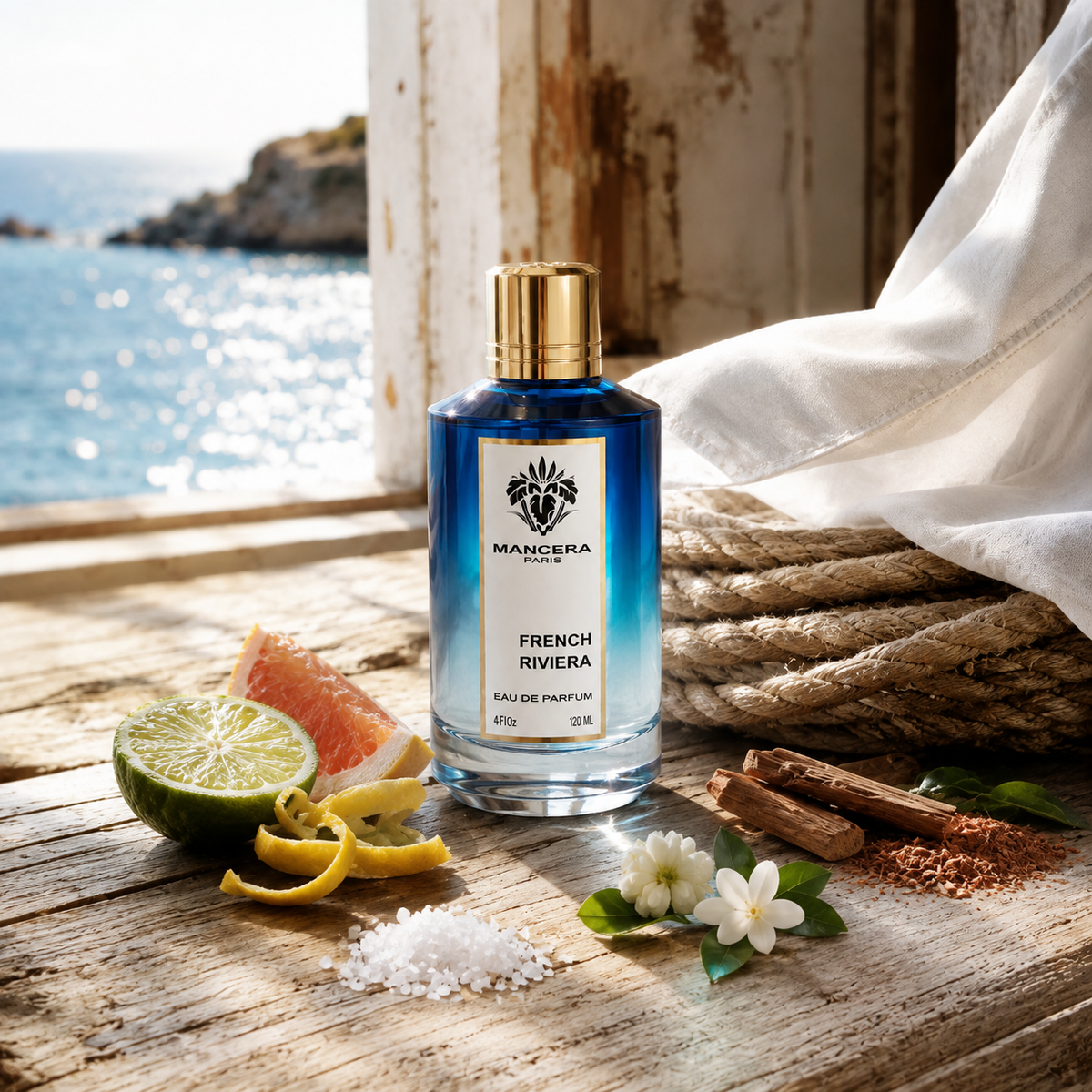 Mancera French Riviera – středomořské zátiší s citrusy, mořskou solí a neroli – MrRizz