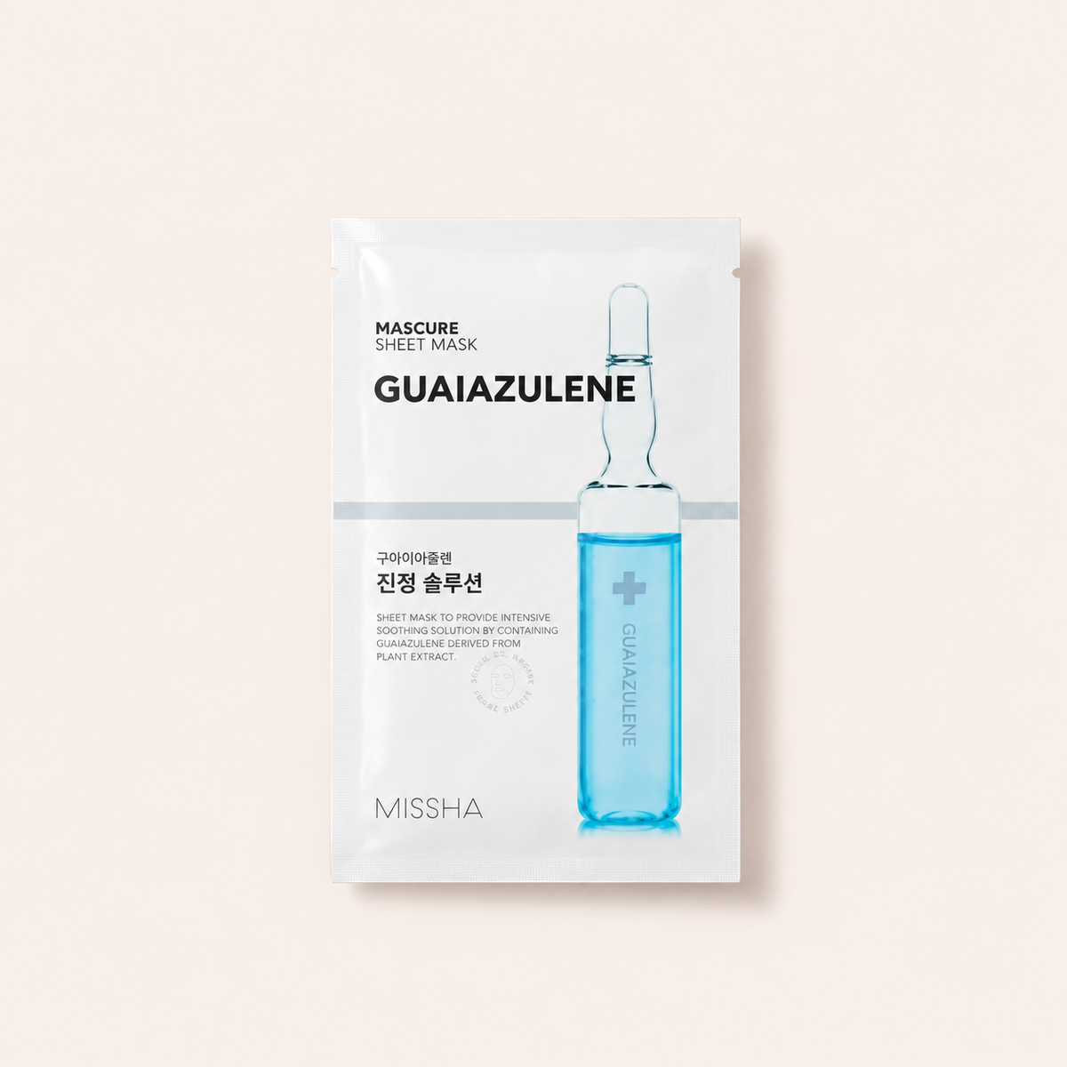 Missha Mascure Sheet Mask Guaiazulene 28 ml – pleťová maska – MrRizz