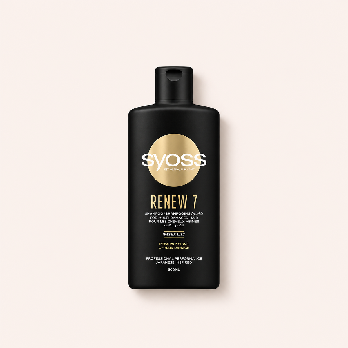 Syoss Renew 7 Shampoo 500 ml – titulní produktová fotografie – MrRizz
