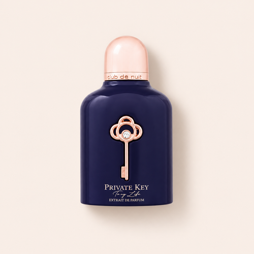 Armaf Club de Nuit Private Key To My Life 100 ml – produktová fotografie na béžovém pozadí MrRizz
