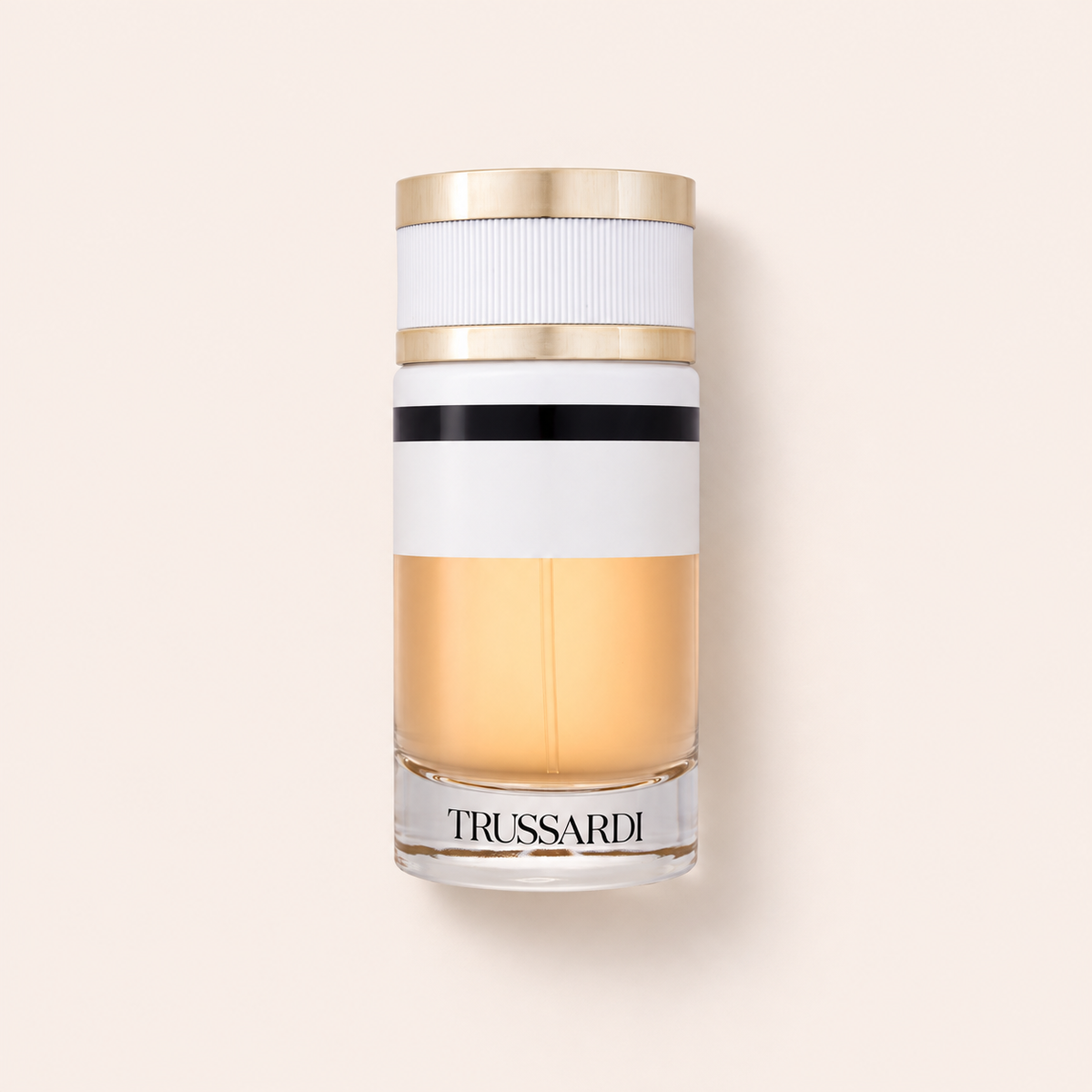 Trussardi Trussardi Pure Jasmine 90 ml – produktová fotografie na béžovém pozadí MrRizz