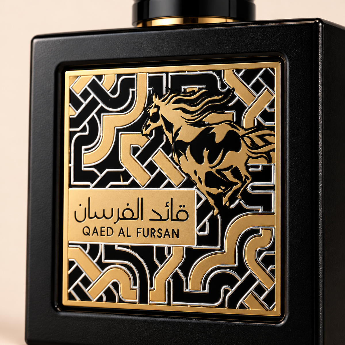 Lattafa Qaed Al Fursan EDP 90 ml – detail flakonu