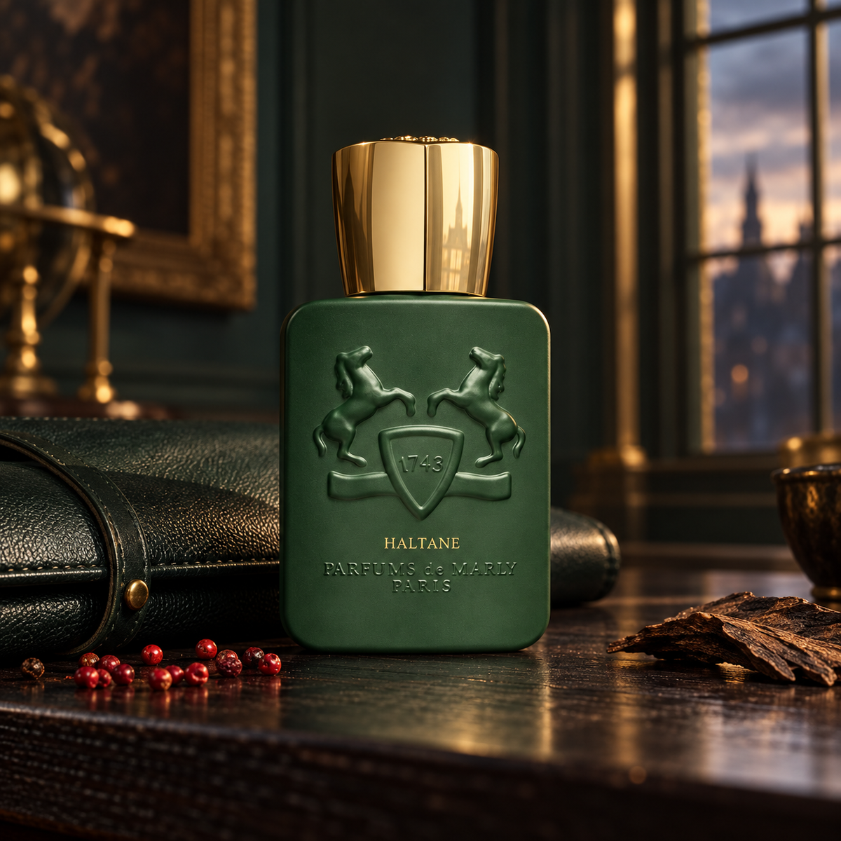 Parfums de Marly Haltane EDP 75 ml – produkt v prostředí