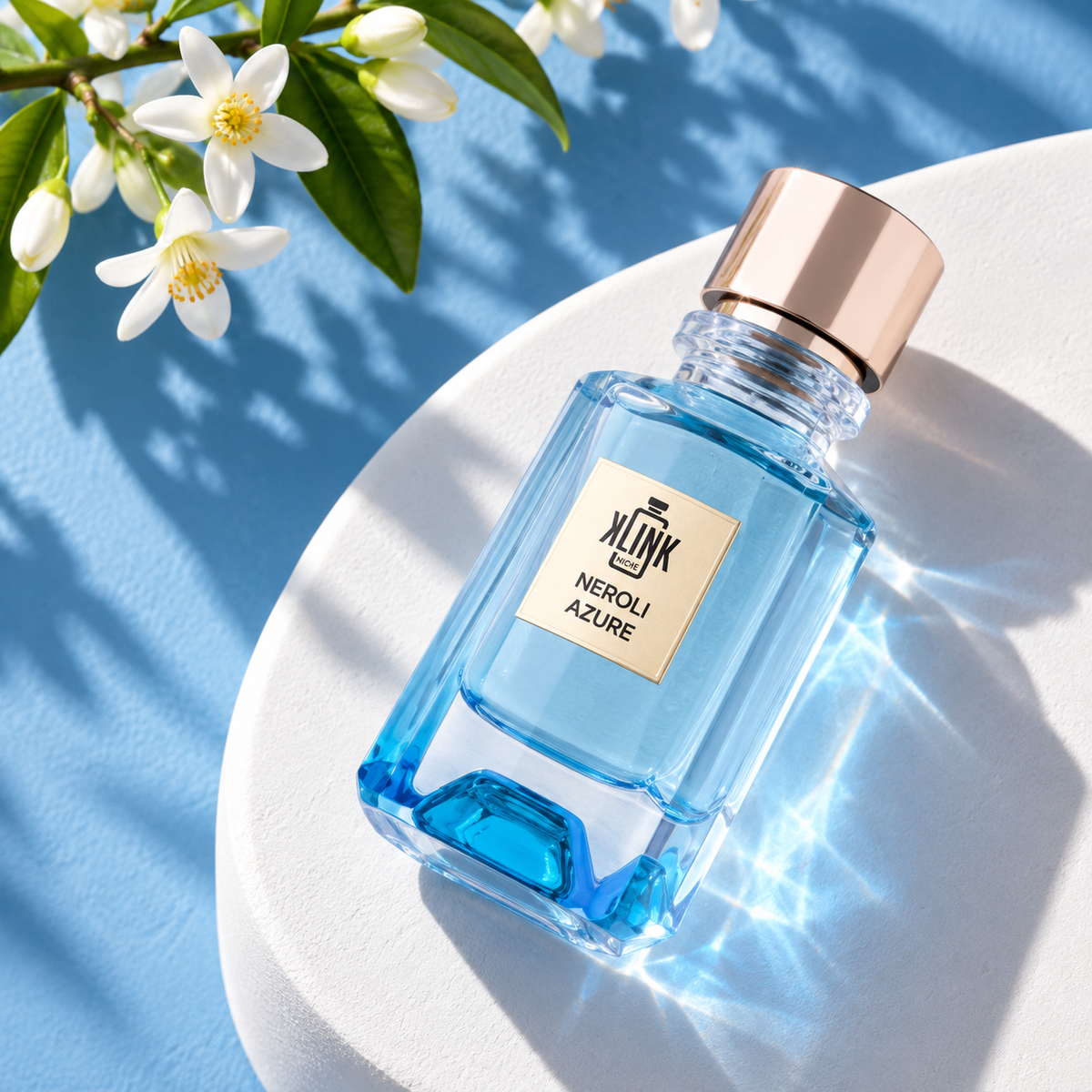 Klink Niche Neroli Azure EDP 100 ml – produkt v prostředí