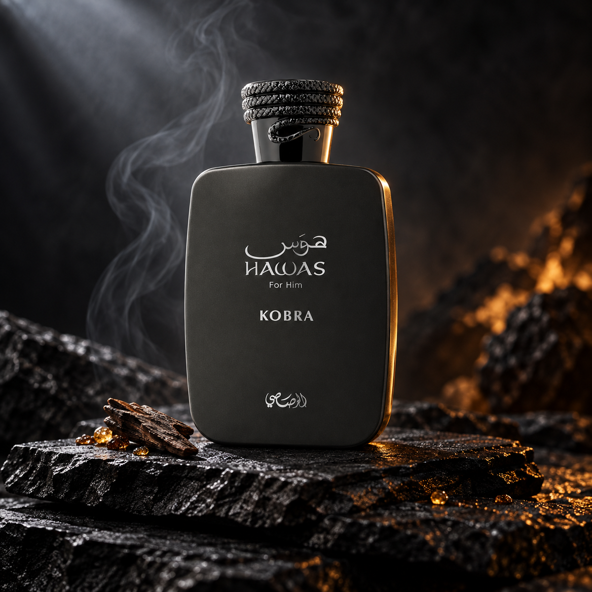 Rasasi Hawas Kobra EDP 100 ml – produkt v prostředí