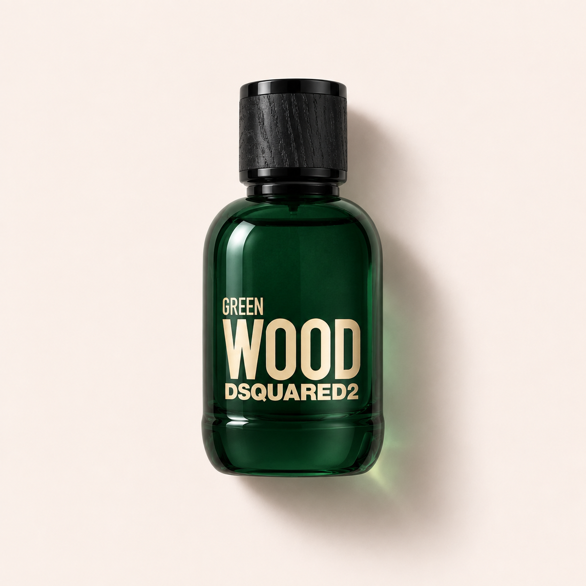 Dsquared2 Green Wood EDT 100 ml v zeleném skleněném flakonu s černým dřevěným uzávěrem – MrRizz