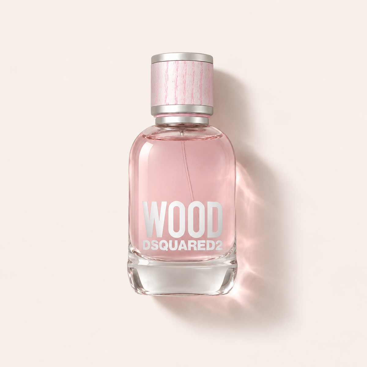 Dsquared2 Wood Pour Femme EDT 100 ml v růžovém skleněném flakonu s dřevěným uzávěrem – MrRizz