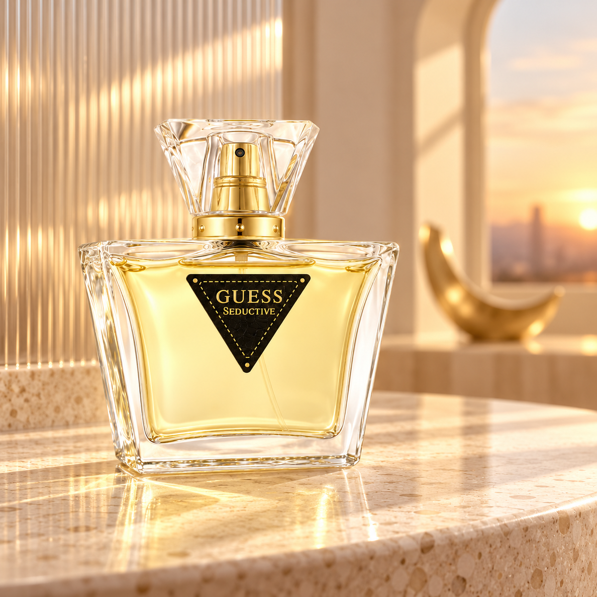GUESS Seductive 75 ml v zátiší při západu slunce – MrRizz