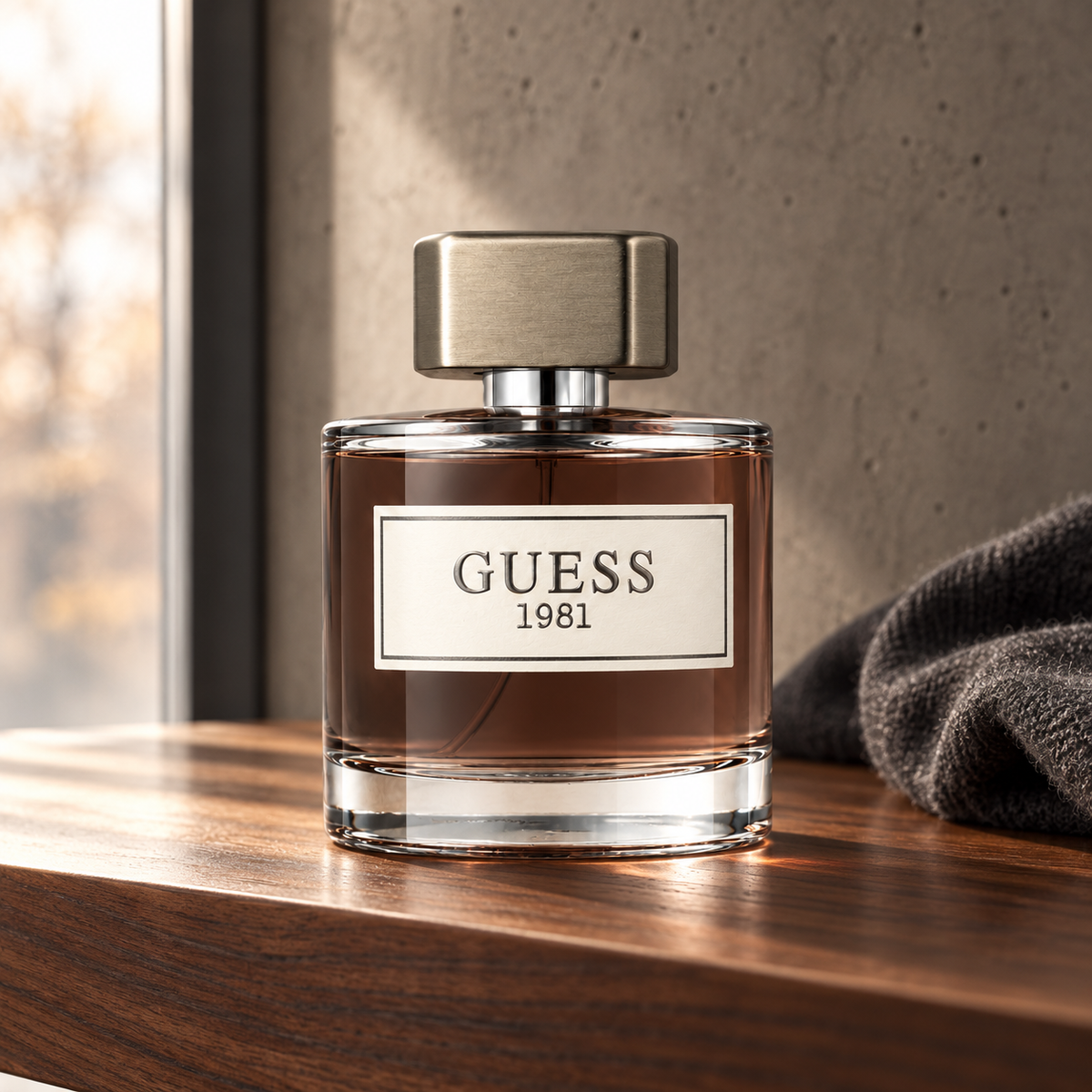 GUESS 1981 pánská toaletní voda 100 ml – produktová scéna – MrRizz