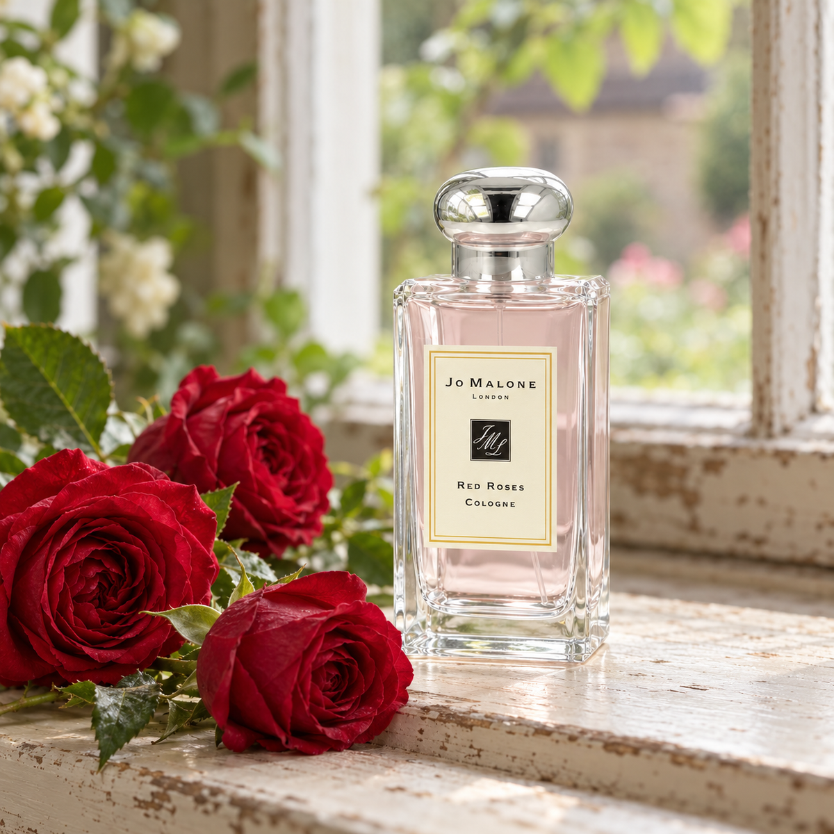 Jo Malone Red Roses 100 ml v kreativním zátiší – MrRizz