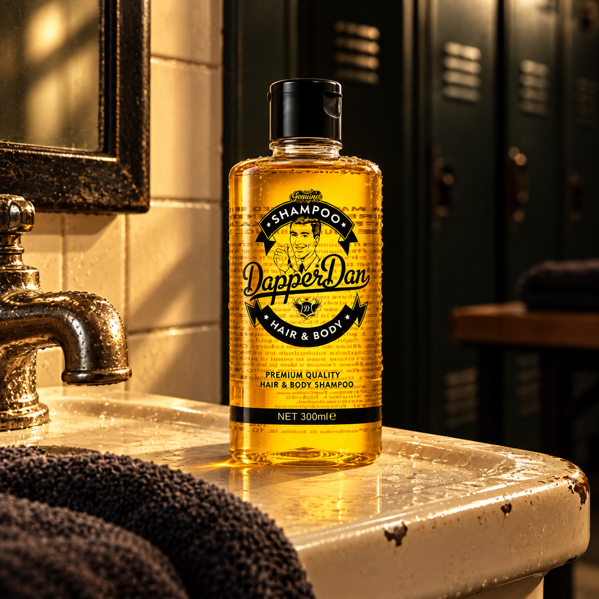 Dapper Dan Hair & Body Shampoo 300 ml – produktová scéna – MrRizz