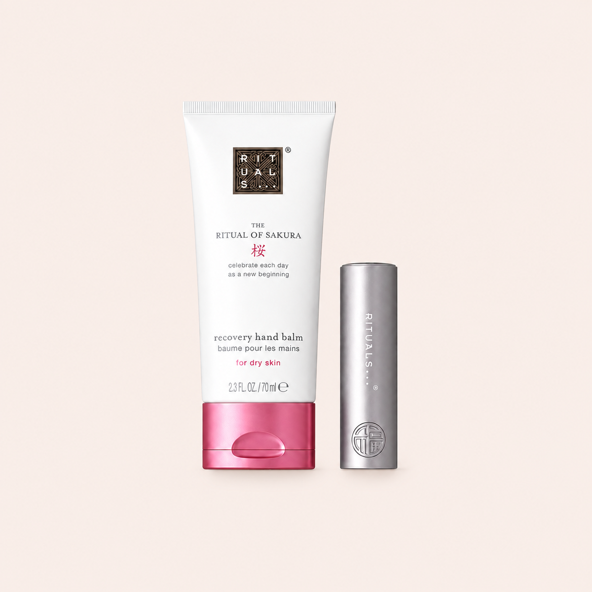 Rituals The Ritual Of Sakura 24H SOS Rescue Hands & Lips Balm Duo 70 ml – titulní produktová fotografie – MrRizz