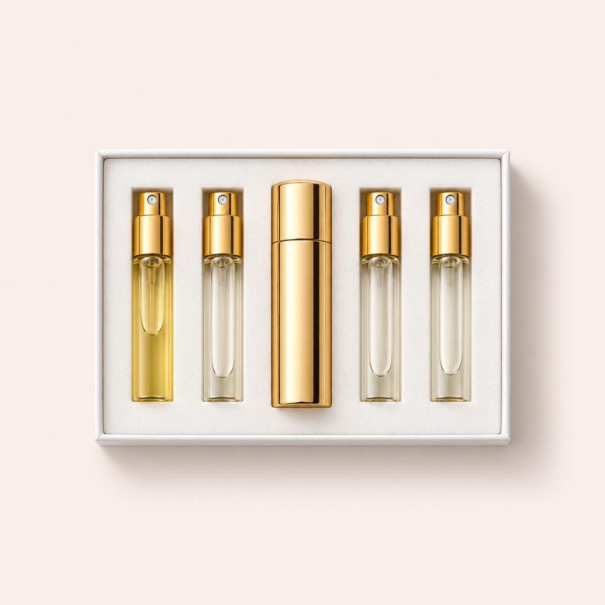 M.Micallef Gold Nectars Travel Atomizer Collection sada 4 × 10 ml + pouzdro – MrRizz