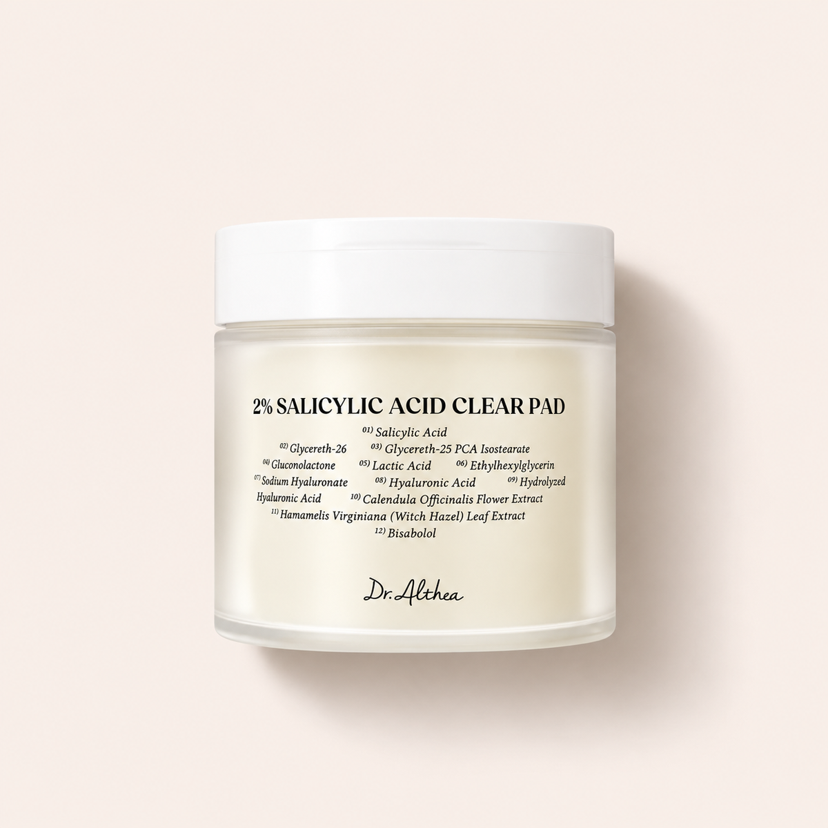 Dr. Althea 2% Salicylic Acid Clear Pad 65 ml – titulní produktová fotografie – MrRizz