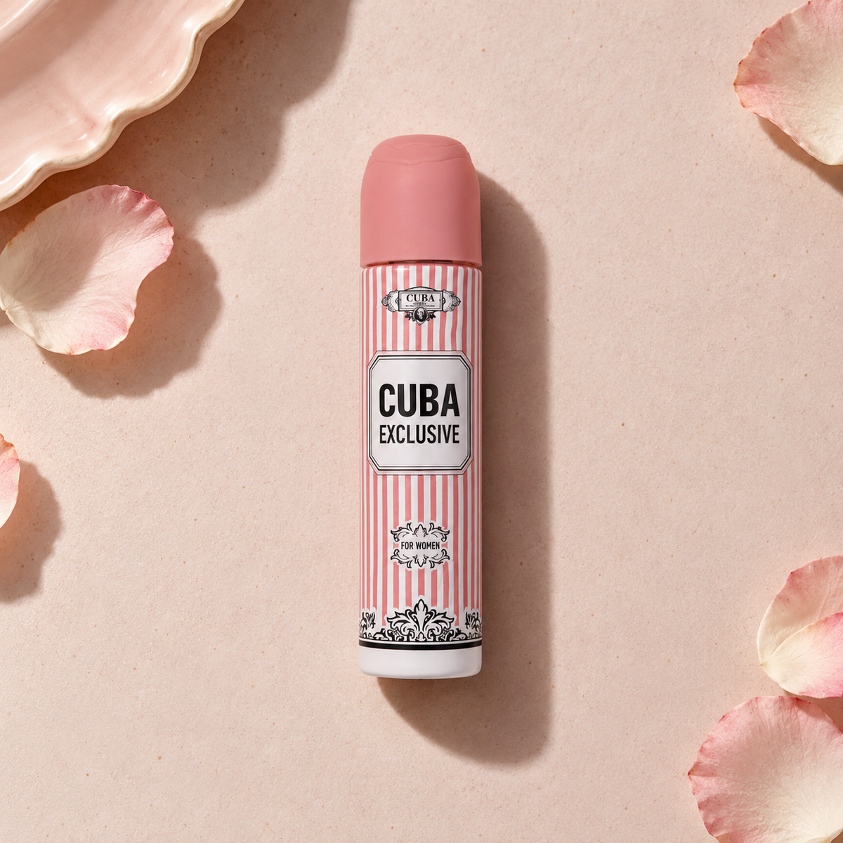 Cuba Exclusive 100 ml – parfém v prostředí, pohled shora s bočním stínem