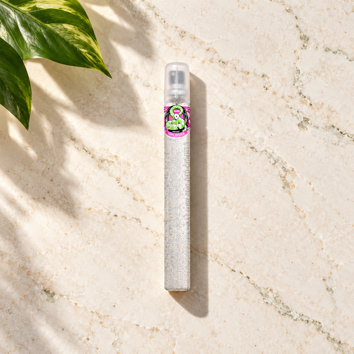 Cuba Strass Snake 35 ml – parfém v prostředí, pohled shora s bočním stínem