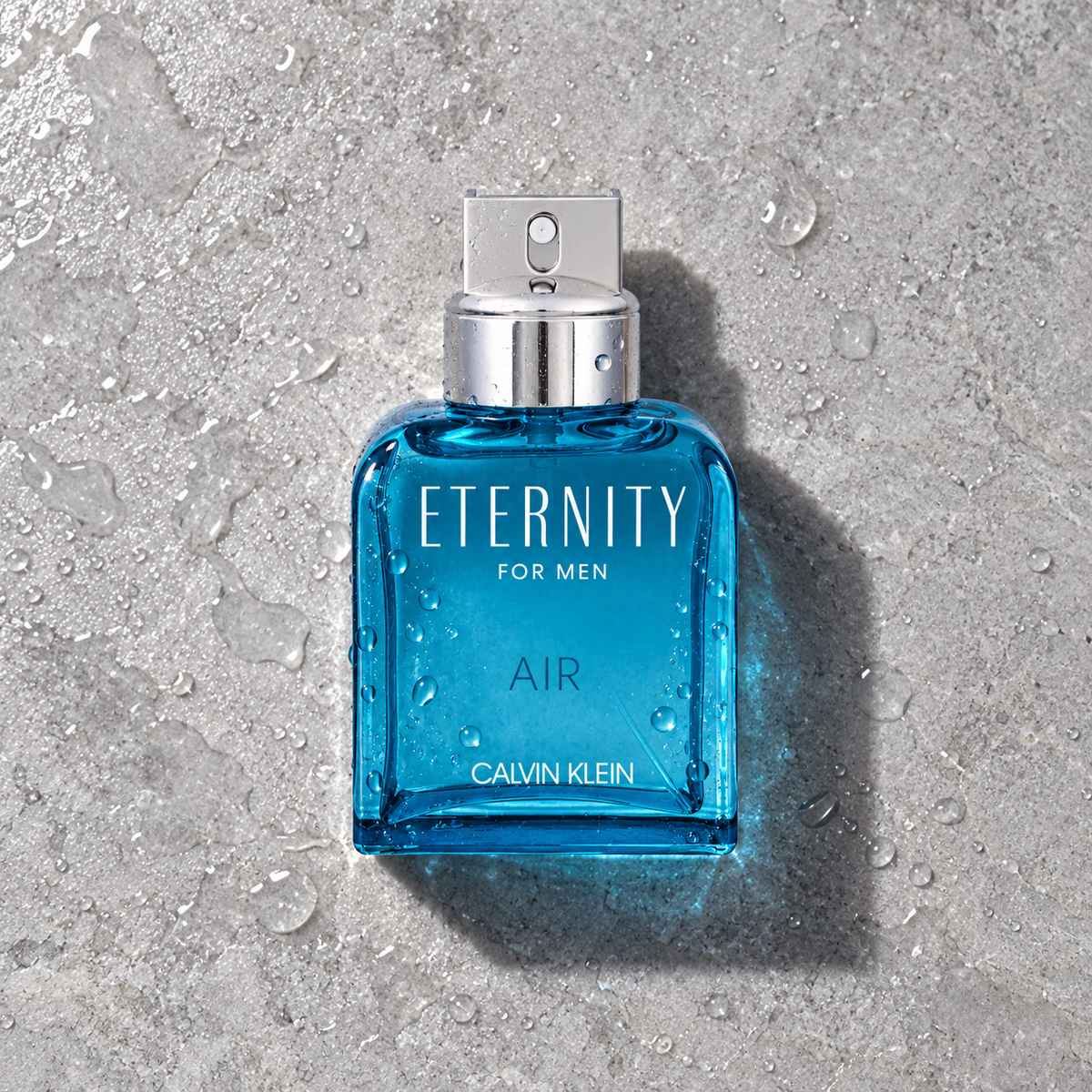 Calvin Klein Eternity Air for Men EDT 100 ml – parfém v prostředí, pohled shora s bočním stínem
