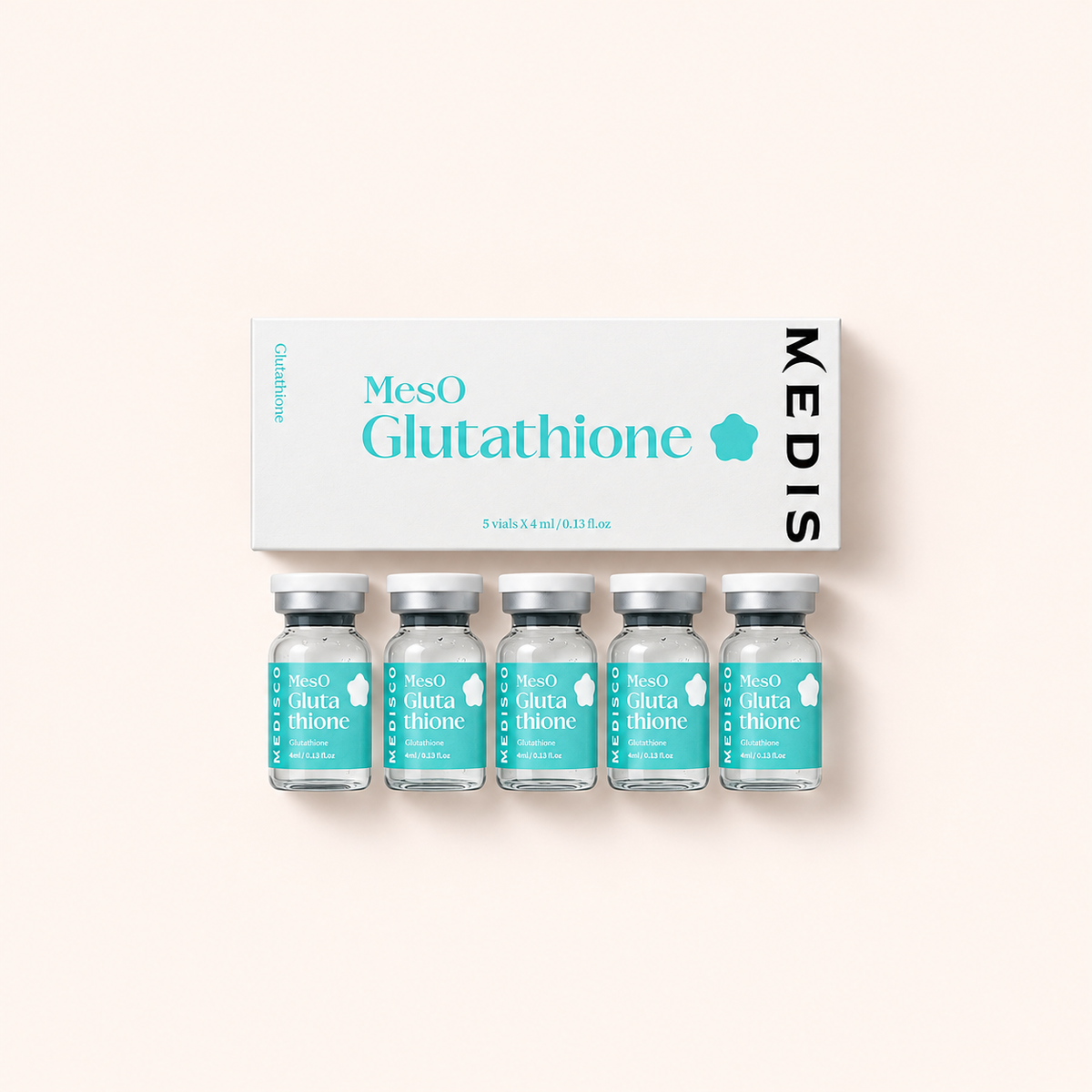 Medisco MesO Glutathione For Micro-Needling Mesotherapy System 5x4 ml