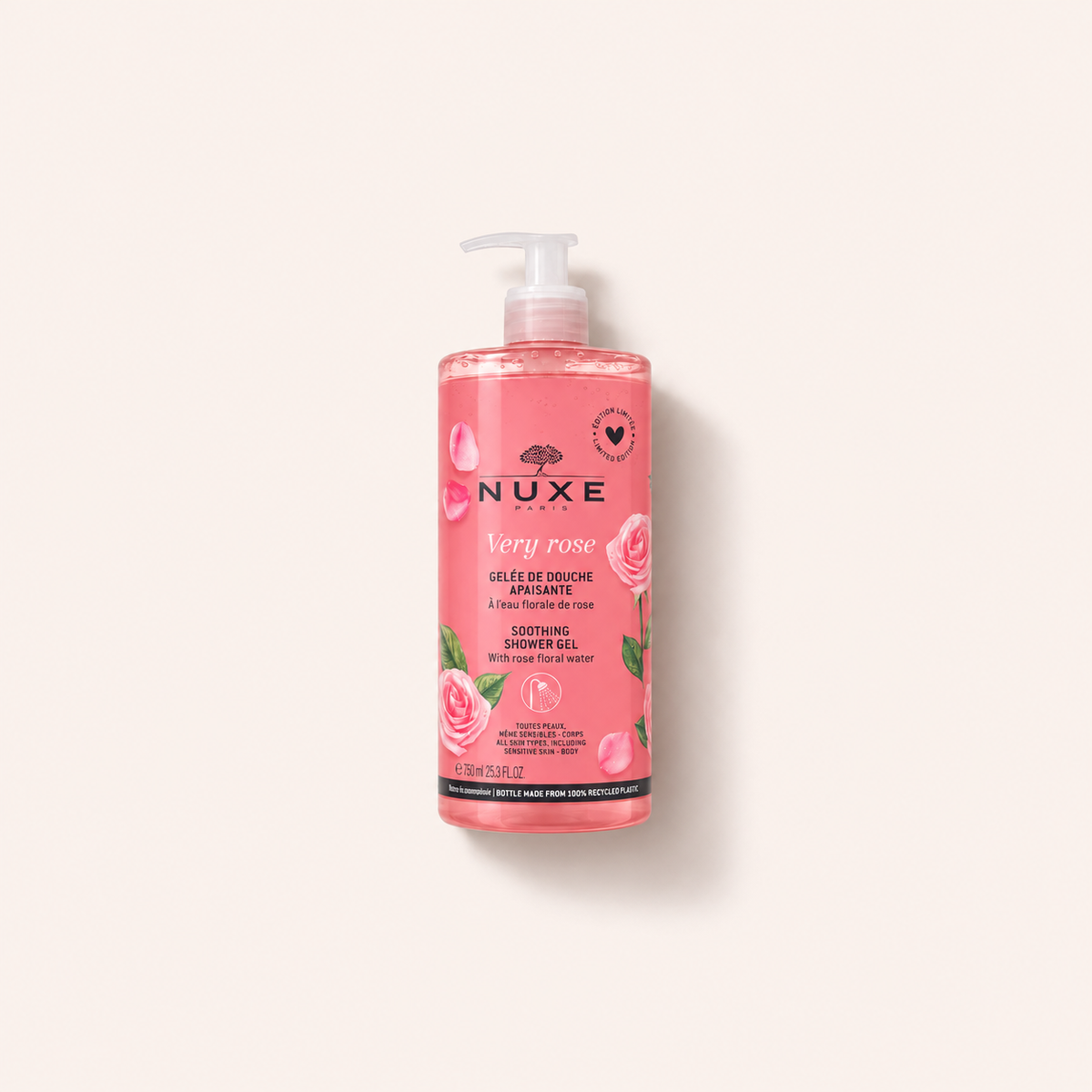 NUXE Very Rose Soothing Shower Gel 750 ml