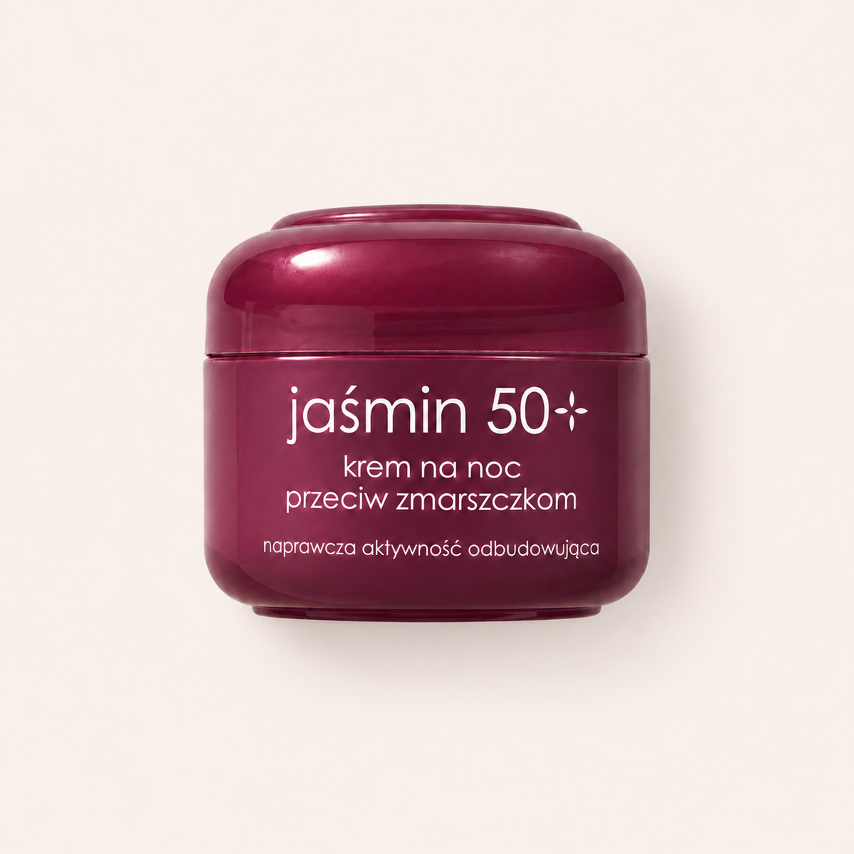 Ziaja Jasmine noční pleťový krém 50 ml na béžovém pozadí – MrRizz