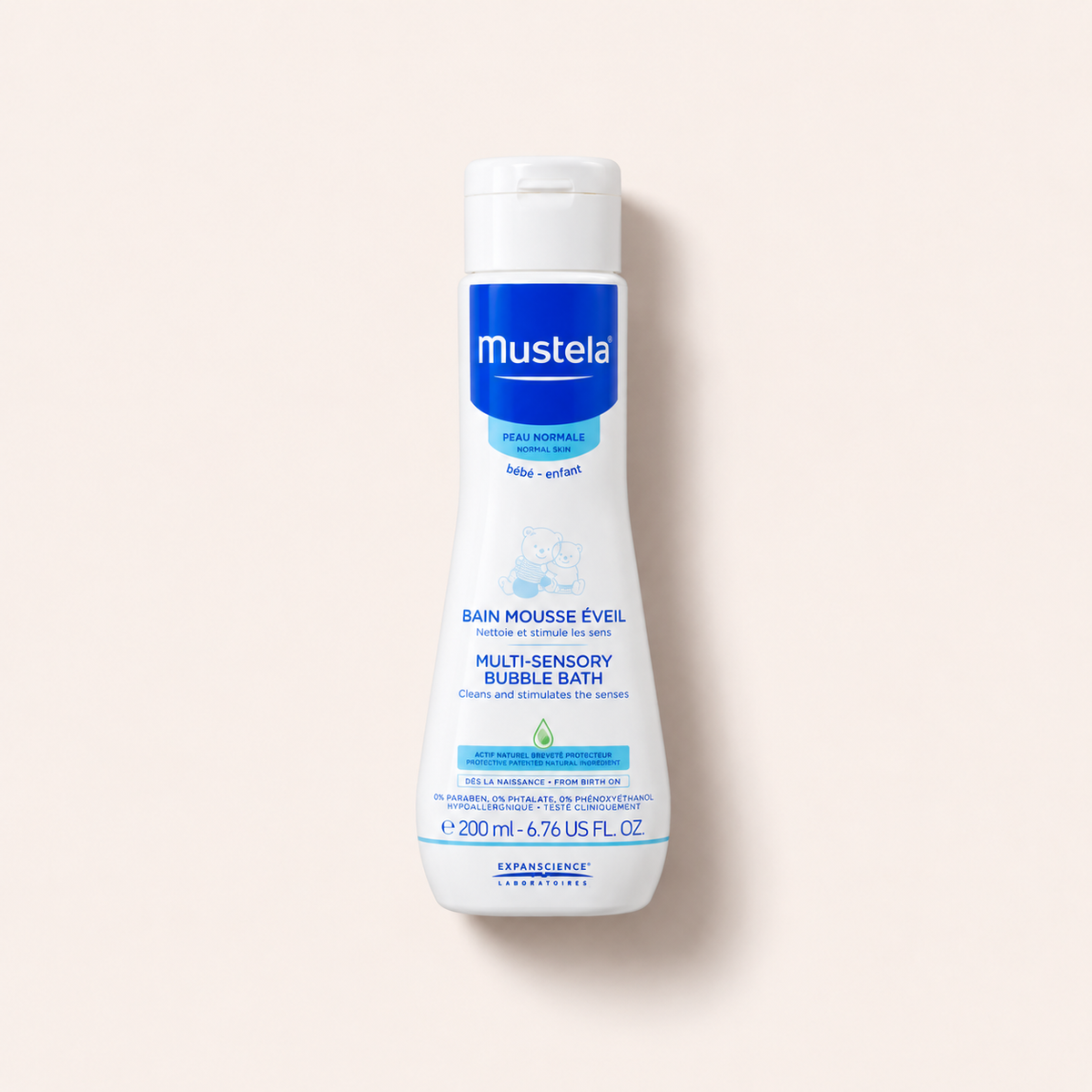 Mustela Bébé Multi-Sensory Bubble Bath 200 ml – sprchový gel – MrRizz